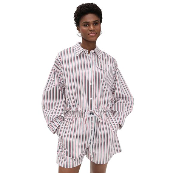 BAUM UND PFERDGARTEN Bryce Blouse Haute Red Stripe FR36|US4|S - Picture 2 of 13